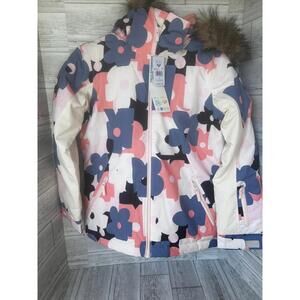 MSRP $160 (NWT) New With Tags - Roxy Snow Pie Girl Kids Jacket (Size 14)
